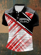 Männer Männer Männer bedrucktes Kurzarm-T-Shirt